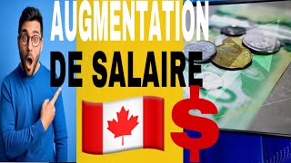 AUGMENTATION DU SALAIRE MINIMUM 🇨🇦 4 PROVINCES SONT CONCERNÉES [upl. by Salem]