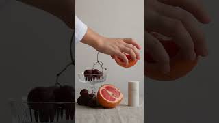 Grapes and Sliced Pomelo on Display shorts viral trending [upl. by Schnurr177]