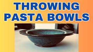 How to Make Pottery Stacking Pasta Bowls Part OneUsing a Rib [upl. by Wehner15]