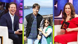 Lacey Chabert and Scott Wolf Get EMOTIONAL Over Party of Five Memories  Spilling the ETea [upl. by Ardnauqal69]