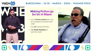 Compiling Python to Native Wasm by Syrus Akbary  Wasm IO 2024 [upl. by Muir142]