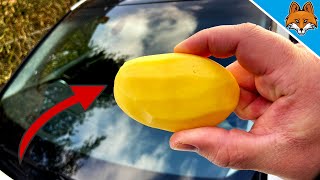 Rub your Windshield with a POTATO and WATCH WHAT HAPPENS 💥 Amazing 🤯 [upl. by Quartis762]