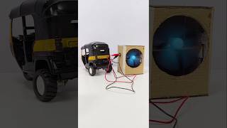 DC Motor Fan powered by Auto Rickshaw  Making fan with DC motor  Fan Without capacitor  DC Motor [upl. by Adneram]