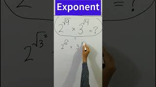 Exponent power math with 2 and 3 maths shorts [upl. by Ellwood]