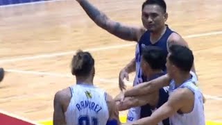 RJ Ramirez and Bryan Faundo Scuffle Late in the Game [upl. by Brok]