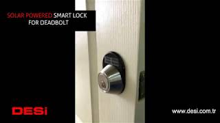 DESi Solar Powered Smart Lock for Deadbolt [upl. by Vasileior]