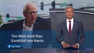 tagesschau 2000 Uhr 06082024 [upl. by Wynne]