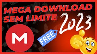 MEGA Download como burlar o LIMITE do Download simples e FACIL atualizado 2023 mega [upl. by Ahcila]