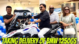 TAKING DELIVERY OF PAPAWHEELIE’S BMW 1250GS  BMW [upl. by Harlan]