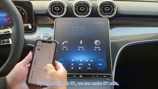 Hualingan Wireless Android Auto Ai Box Apple CarPlay for 119in Mercedes C Class MBUX W206 S206 Wifi [upl. by Meyers802]