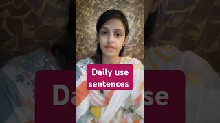 DAILY USE SENTENCES । Translation english shortsvideo [upl. by Vincenz]