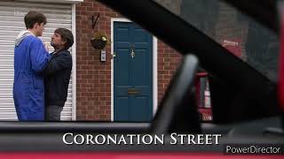 Coronation Street  Aarons Father Turns Up At The Garage and Furiously Grabs Aaron 51022 [upl. by Naniac]