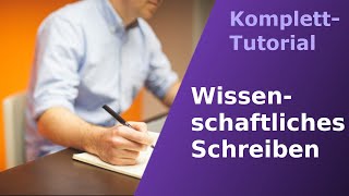 Schnellkurs Wissenschaftliches Schreiben [upl. by Akenat]