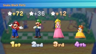 Mario Party 10 Mario Party 66 Mario vs Peach vs Luigi vs Daisy Chaos Castle Master Difficulty [upl. by Anirehc]