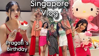 PragatiVermaa Birthday Celebration in Singapore 🎂 [upl. by Alak594]