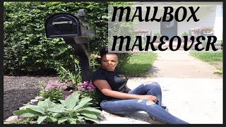 Mailbox makeover Transformation Mailbox garden GardenAddictz [upl. by Morry]