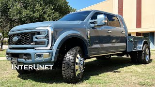 Ford F450 Platinum 67L Power Stroke Turbo Diesel 4x4 2023 Truck [upl. by Wandie49]