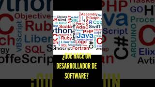 que hace un DESARROLLADOR de SOFTWARE 😶 [upl. by Wilen9]