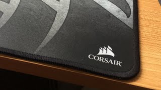 Corsair Gaming MM300 Medium AntiFray Cloth Gaming Mouse Mat Review [upl. by Helbonna]