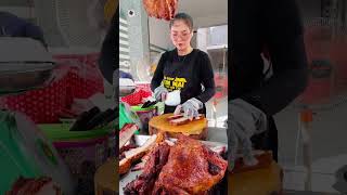 ♻️Crazy speed cutting skill roast pork shorts [upl. by Whitehurst30]