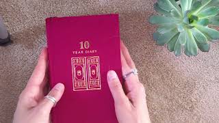 Midori 10year diary walkthrough [upl. by Slocum510]