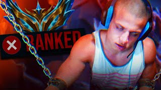 TYLER1 IM BANNED FROM PLAYING RANKED [upl. by Argile]