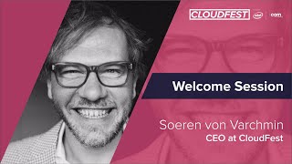 CloudFest 2019 Welcome Session Day 1 with CEO Soeren von Varchmin [upl. by Peisch]