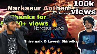 NARKASUR ANTHEM  SHIVV Naik  Lavesh Shirodkar  Official Narkasur Song  Lyrics Video [upl. by Elletnahc]