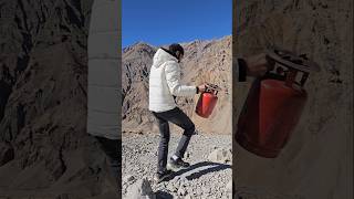 Gas cylinder leak hogya ladakh mountains pai vlog bluebox [upl. by Giustino]