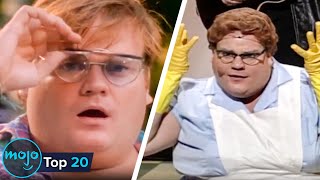 Top 20 Funniest Chris Farley SNL Sketches [upl. by Maxy]