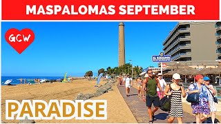 MASPALOMAS Gran Canaria September 8 2023 🔴 Riu Palace Oasis to Costa Meloneras [upl. by Fakieh]