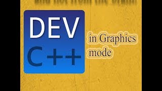 How to configure Dev C in graphics mode [upl. by Kcirddehs]