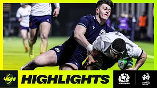 2024 U6N20  HIGHLIGHTS  SCOTLAND V FRANCE [upl. by Aisercal479]