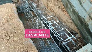 Cimentación para casa de 3 pisos  Concreto Ciclopeo [upl. by Ydnew]