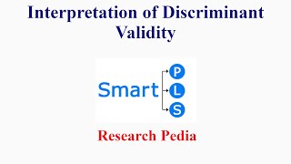 Interpretation of Discriminant validity [upl. by Erodavlas]