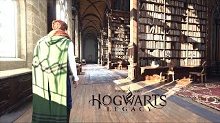 Hogwarts Legacy PC 4K Relaxing Ambient Walking Tour in the Hogwarts Castle [upl. by Aube]