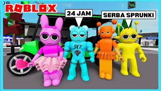 24 Jam Aku Dan Adiku Menjadi Sprunki Di Roblox Brookhaven ft Shasyaalala [upl. by Tiffanle287]