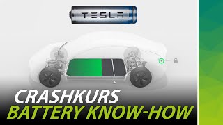 AkkuCrashkurs Wie funktioniert eine Elektroauto Batterie Zukunftspläne von TESLA [upl. by Atteuqal801]