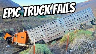 EPIC TRUCK FAILS amp BAD DRIVERS  Vol 9 [upl. by Seem]