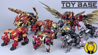 【Evolution Predacons Transform】Cang Toys Chiyou Predaking Unite Warriors Animal Robot [upl. by Slavin]