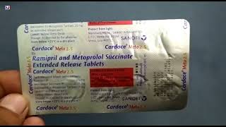 Cardace Meto 25 Tablet  Ramipril and Metoprolol Succinate Tablets  Cardace Meto 25mg Tablet Uses [upl. by Shayna]