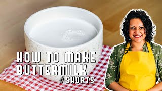 Easy Way to Make Buttermilk at Home shorts [upl. by Medrek]