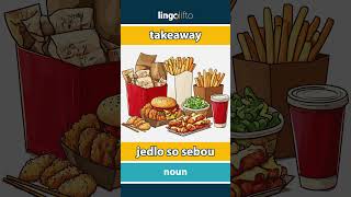 🇬🇧🇸🇰 takeaway  jedlo so sebou  learn English  naučme sa anglicky [upl. by Patnode]