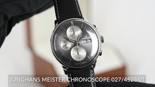 Junghans Meister Chronoscope 027452501 [upl. by Ihcur]