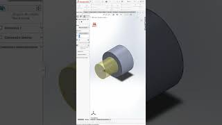 Ejercicio cad 1 en solidworks 👷🏼 de Principiante a Profesional 🔧 Eje Escalonado [upl. by Teeniv314]