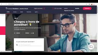 Como realizar cadastro e login  Fundação Bradesco [upl. by Noet]