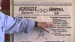 Aspergers Syndrome vs Nonverbal LD The Same or Different [upl. by Hannaoj277]