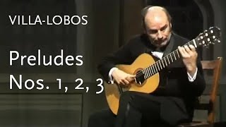 Preludes Nos 1 2 3 • VillaLobos • Julian Bream [upl. by Meirrak]