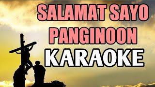 SALAMAT SAYO PANGINOON KARAOKE [upl. by Maria534]