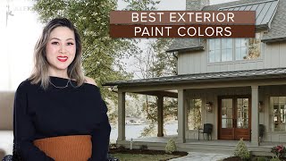 BEST HOME EXTERIOR PAINT COLORS Boost Curb Appeal [upl. by Ailimaj650]